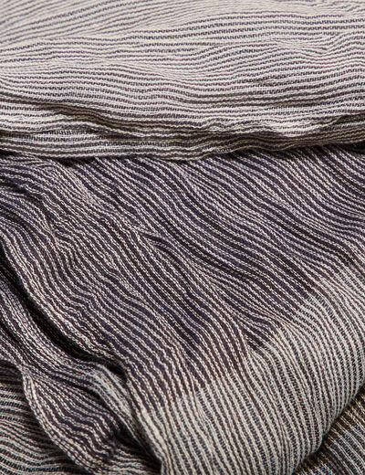 Foulard à franges multicolore homme
