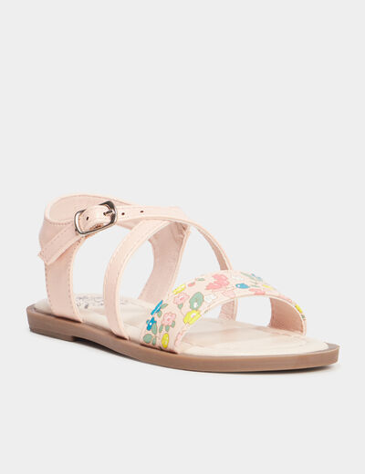 Sandales rose clair fille