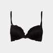 Soutien-gorge push up paddé dentelle noir femme