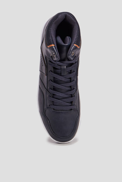 Baskets montantes Creeks bleu marine homme