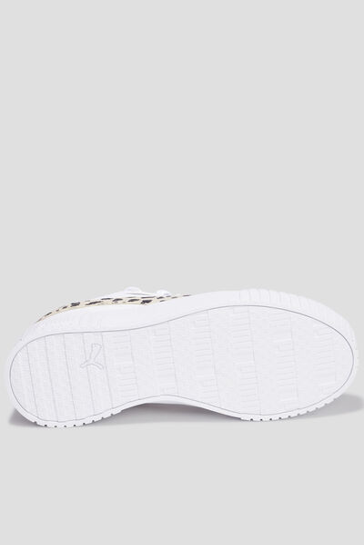 Tennis basses à lacets Puma Carina 2.0 blanc fille