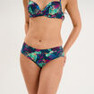 Bas de maillot de bain shorty bleu p&eacute;trole femme