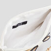 Sac pochette en bandoulière blanc femme