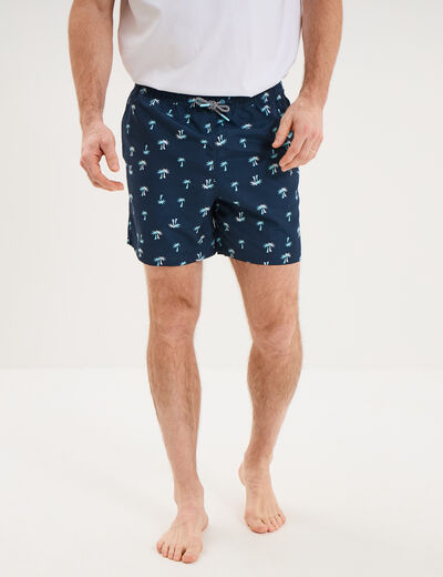 Short de bain bleu marine homme