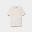 T-shirt manches courtes col rond gris homme
