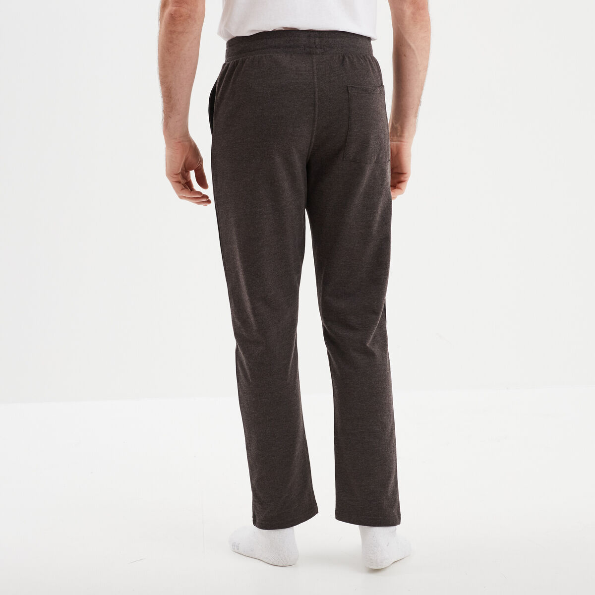 Pantalon de pyjama gris fonc&eacute; homme