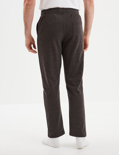 Pantalon de pyjama gris fonc&eacute; homme