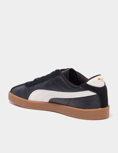 Tennis basses &agrave; lacets Puma Club noir homme