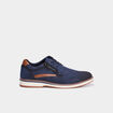 Derbies détails zippés bleu homme
