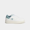 Tennis basses &agrave; lacets Champion vert femme
