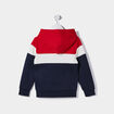 Sweat à capuche hoodie 1 poche Creeks bleu marine garçon