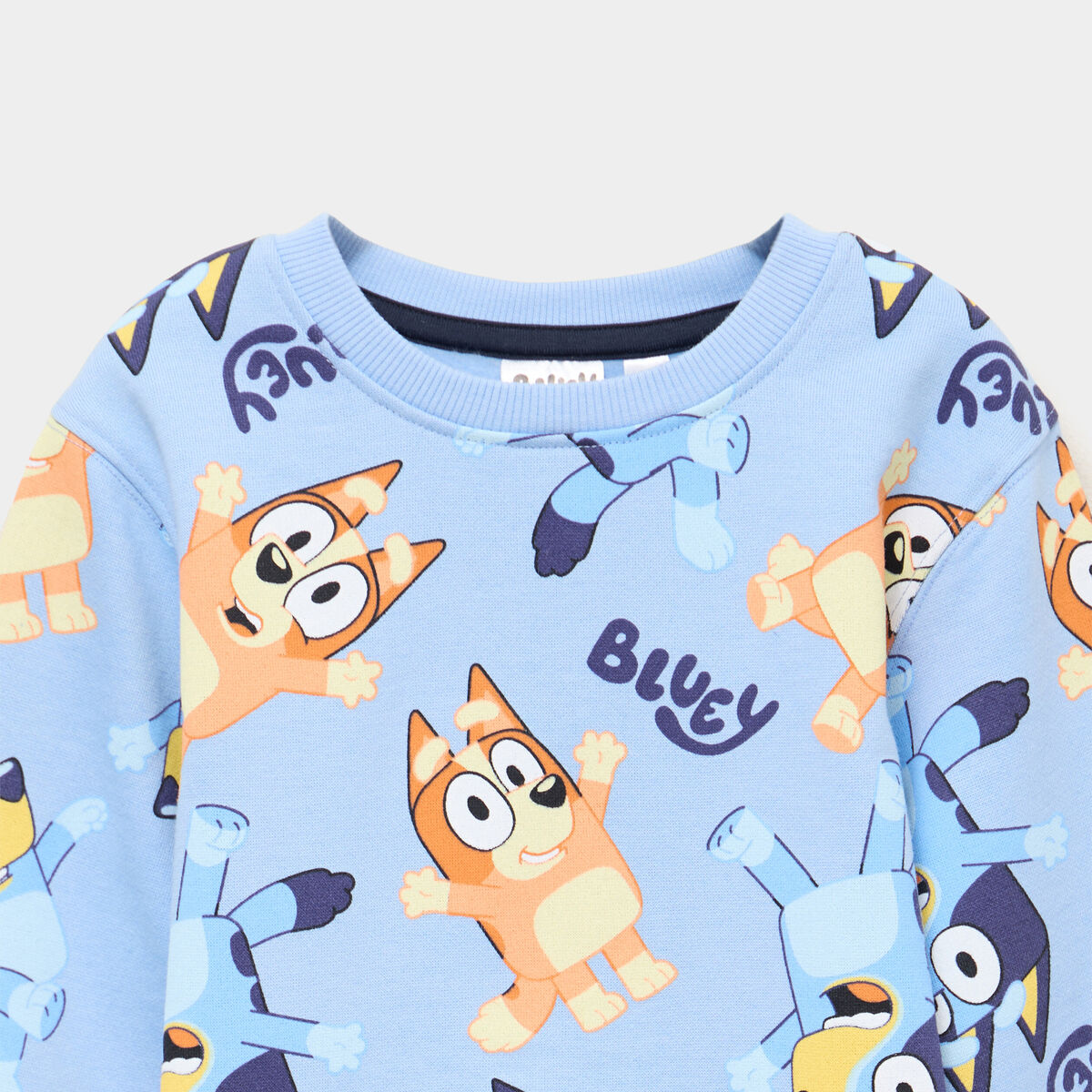 Sweat manches longues Bluey bleu gar&ccedil;on