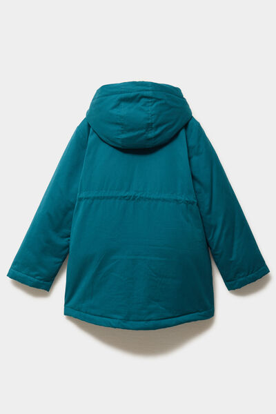 Parka 3-en-1 imperm&eacute;able fourr&eacute;e vert fonc&eacute; fille
