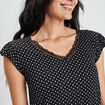Ensemble pyjama 2 pièces noir femme