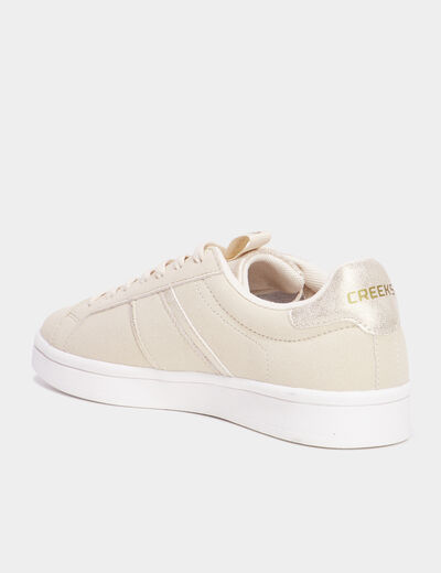 Tennis basses à lacets Creeks sable femme