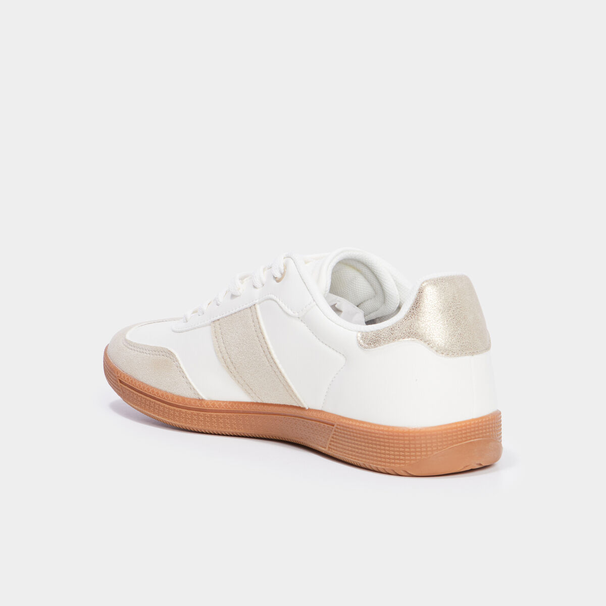 Tennis basses à lacets Creeks sable femme