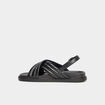 Sandales plates noir femme