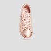 Baskets tennis basse rose champagne femme