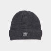 Bonnet tricot&eacute; gris fonc&eacute; homme