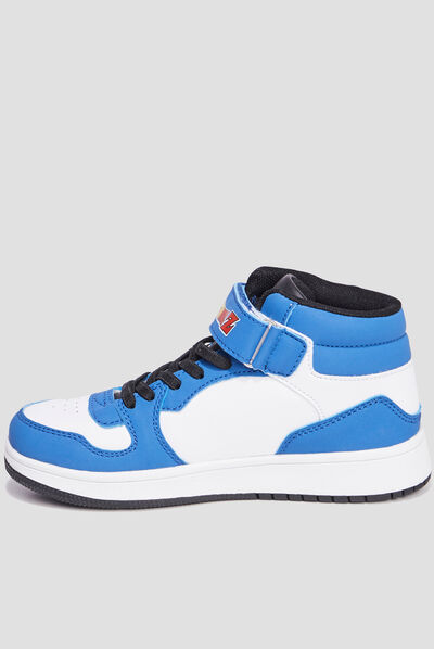 Baskets montantes Dragon Ball Z bleu garçon