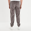 Pantalon de jogging velours côtelé gris clair homme