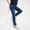 Jeans grossesse droit avec bandeau denim stone femme maternit&eacute;