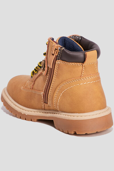 Bottines Creeks camel garçon
