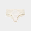 Shorty avec dentelle blanc femme