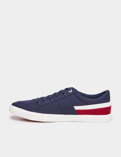 Tennis basses à lacets Creeks bleu marine homme