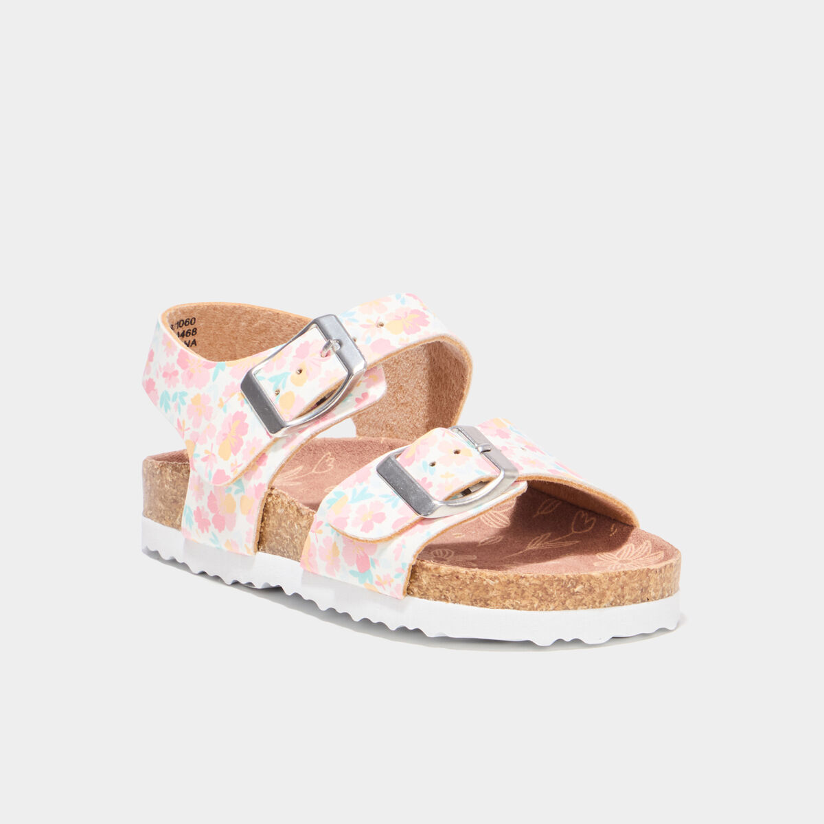 Sandales avec boucles multicolore fille