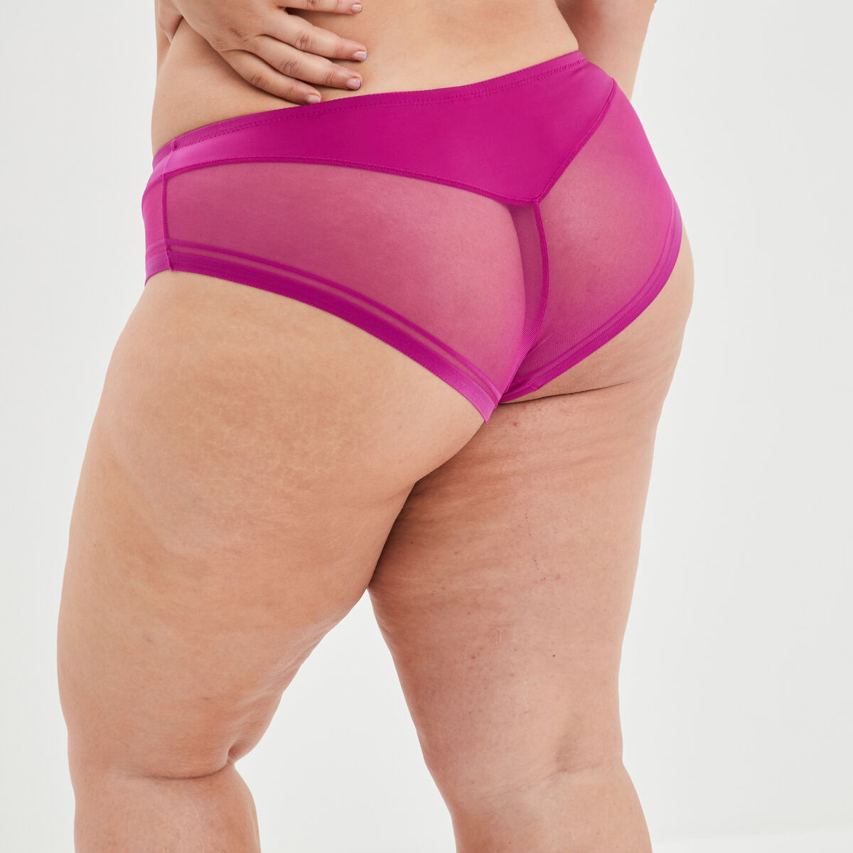 Culotte avec microfibre Izold violet femme grande taille