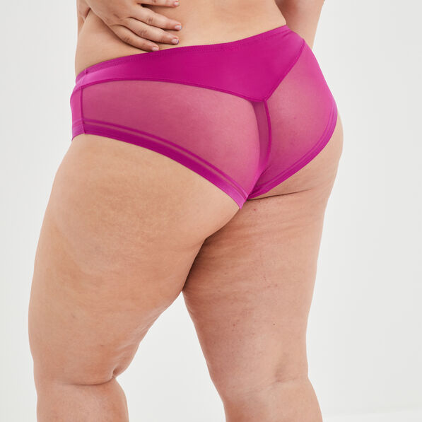 Culotte avec microfibre Izold violet femme grande taille