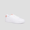 Tennis basses &agrave; lacets bout rond rose femme