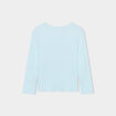 Ensemble pyjama pantalon t-shirt coton bleu turquoise fille