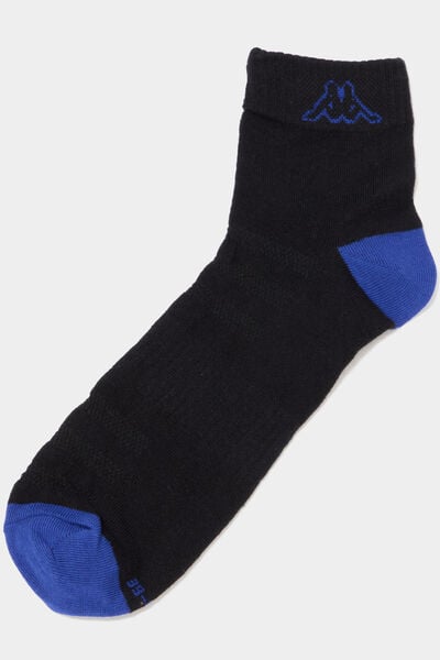 Lot 3 paires socquettes sport Kappa noir homme