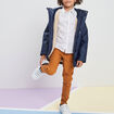 Chemise manches longues blanc garçon