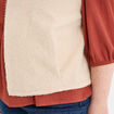 Veste sans manches sable femme grande taille