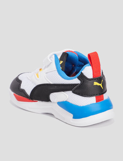 Runnings à lacets Puma X Ray Lite blanc garçon
