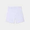 Legging short coton taille élastiquée blanc fille