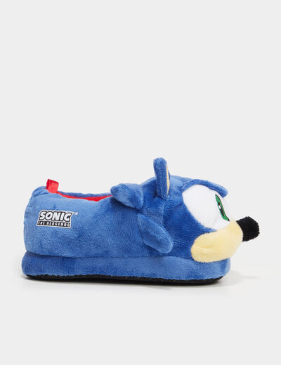 Chaussons Sonic bleu garçon