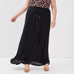 Jupe longue noir femme grande taille