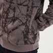 Sweat hoodie &agrave; capuche molleton taupe homme