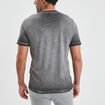 T-shirt col rond manches courtes Liberto gris clair homme