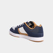 Baskets en cuir su&eacute;dine antid&eacute;rapantes bleu homme