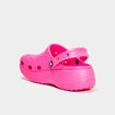 Sabots plateformes Crocs rose femme