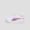 Tennis à lacets Puma Carina 2.0 blanc bébé fille