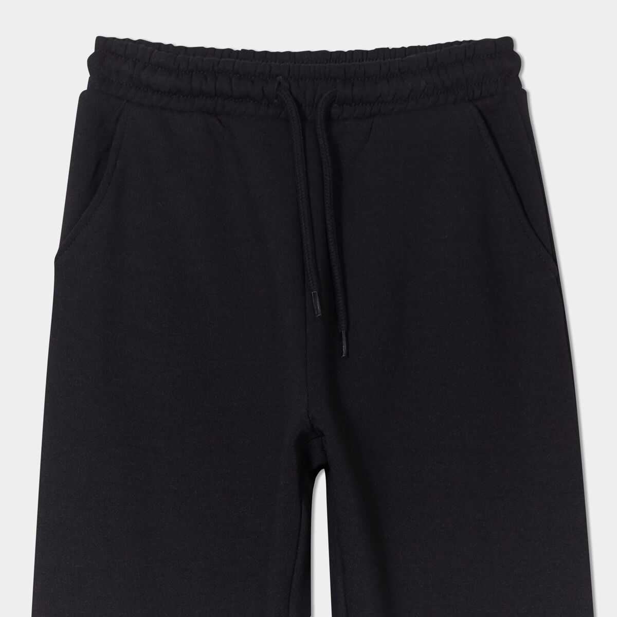 Pantalon de jogging droit noir fille
