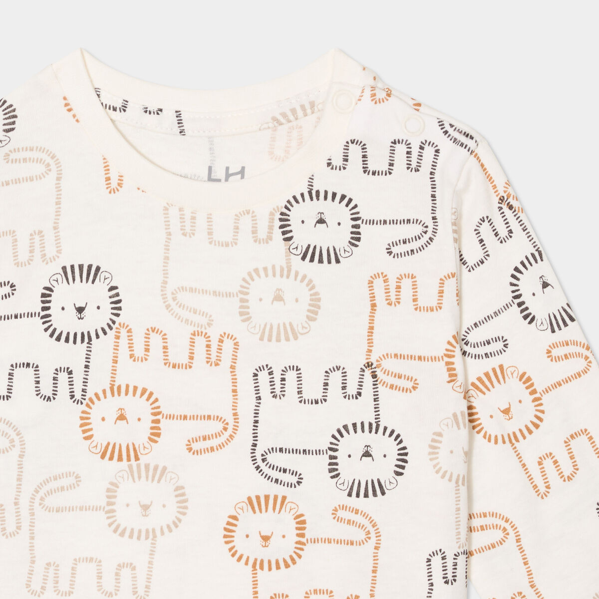 T-shirt manches longues coton ecru bébé garçon