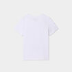 T-shirt col rond manches courtes coton blanc gar&ccedil;on