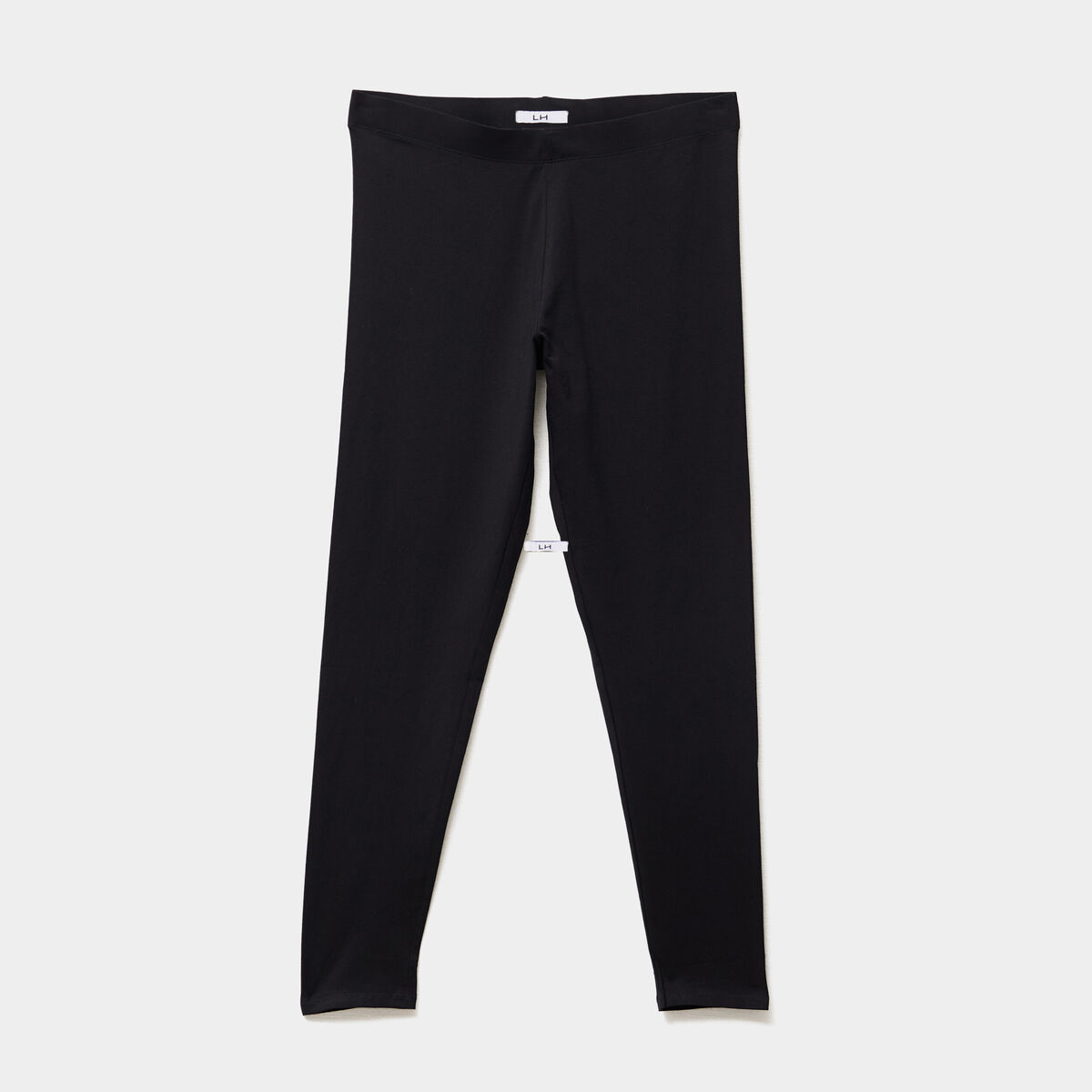 Legging avec taille &eacute;lastiqu&eacute;e noir femme grande taille